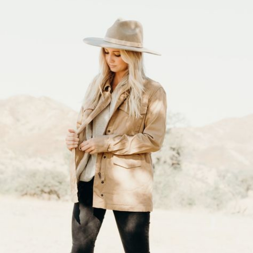 Carly Jean Los Angeles Morgan Utility Jacket